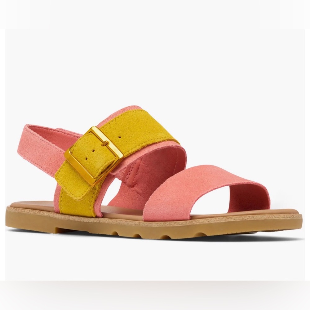 Sorel Sandals women’s Ell III sling back yellow coral